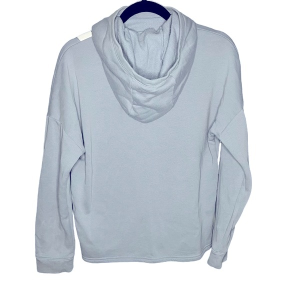 Under Armour Light Blue Loose Hoodie with Turtle Neck Womens Size Small Hoodie - Picture 5 of 7